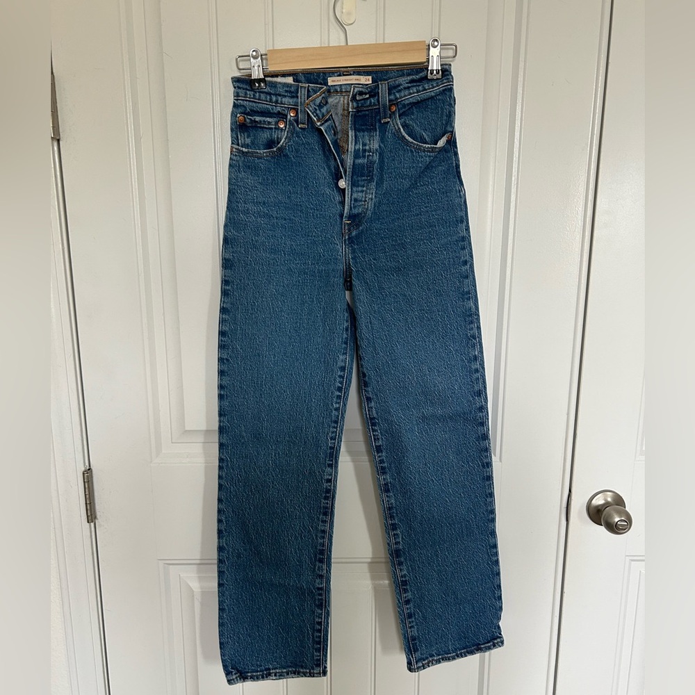 Levi's® Premium RIBCAGE STRAIGHT ANKLE WOMEN'S JEANS - 24x29